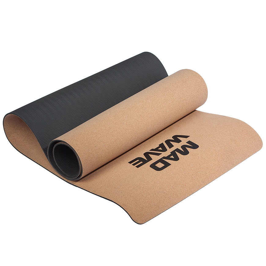 Купить Коврик MAD WAVE Cork Yoga Mat для йоги