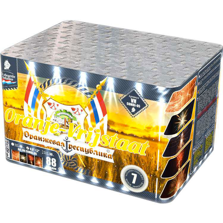 Купить Батарея салютов Оранжевая республика, 88 залпов, VH-COMBI-05