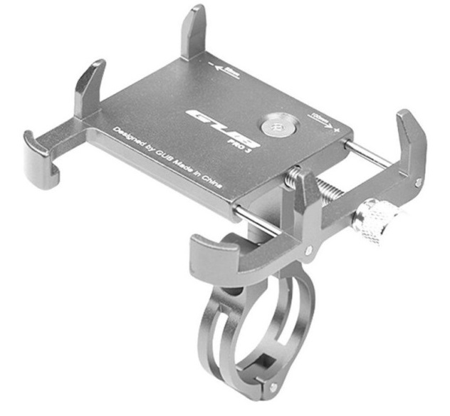 Купить Держатель смартфона на руль GUB PRO3, серый титан