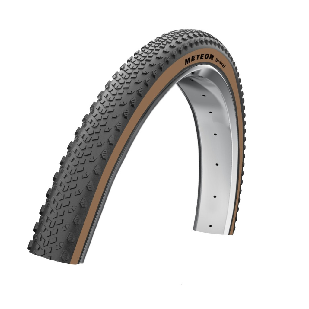 Купить Покрышка OBOR Meteor Gravel 28 дюймов /700x40C (42-622), с коричневой боковиной