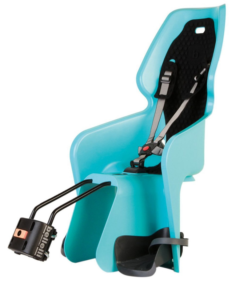 Купить Детское велокресло BELLELLI LOTUS MULTIFIX на подседельный штырь, голубой