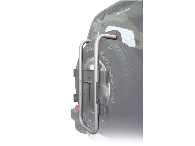 Купить Peruzzo Автобагажник на запаску STELVIO (основа), сталь, труба D:30 мм, цвет: серое защитное покрытие, упаковка-термоплёнка