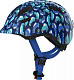 Купить Шлем Smiley 2.0 детский S(45-50) с регулир., 220гр, 8отв, сетка от насекомых, голубой с машинками ABUS