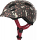 Купить Шлем Smiley 2.0 детский S(45-50) с регулир., 220гр, 8отв, сетка от насекомых, коричн-розовые лошадки ABUS